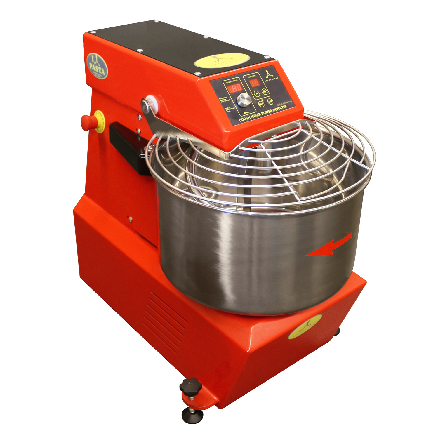Spiral Mixer | ASM40 | Arcobaleno Pasta Machine Dough