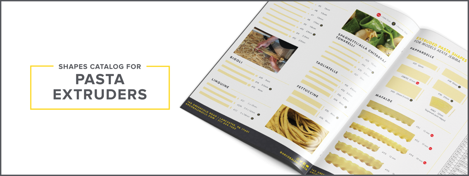 Pasta Shape Catalogs Arcobaleno